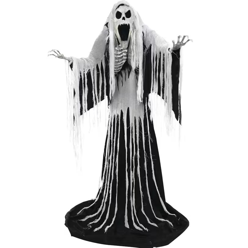 7ft Animated Wailing Soul Light-Up Halloween Animatronics