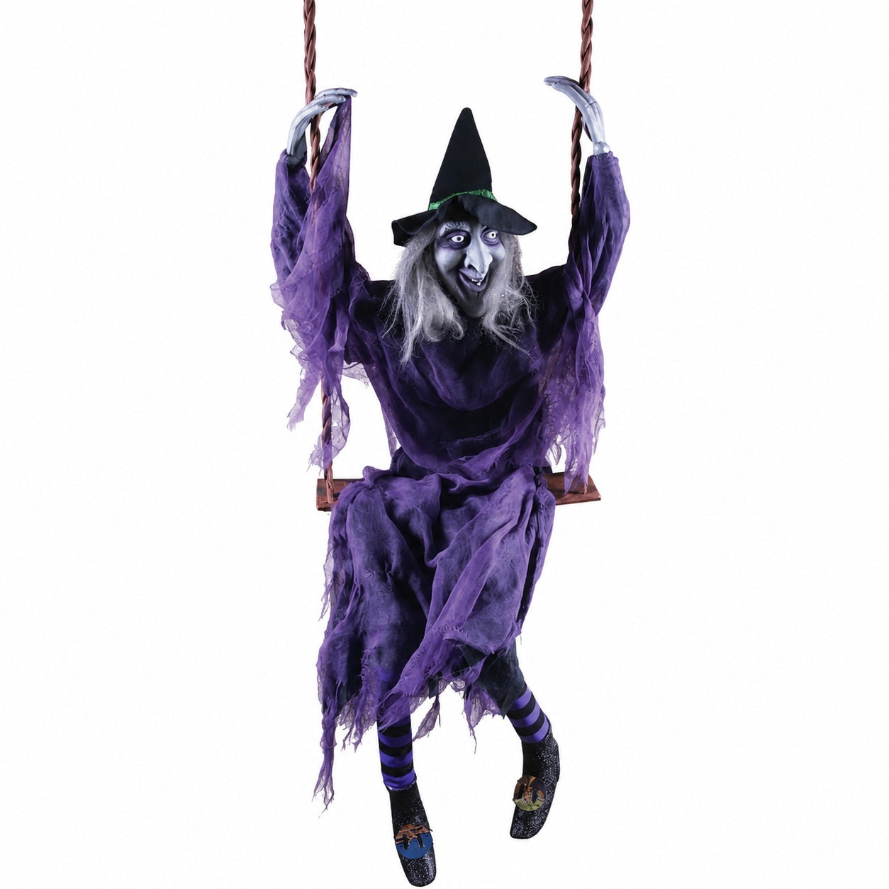 5 foot Witch on Swing