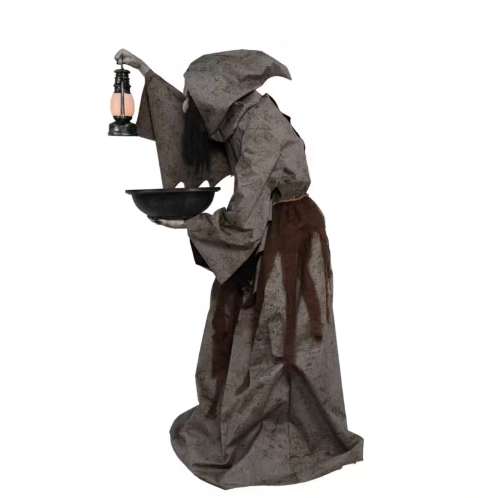 6ft Animated Light-Up Mildred the Wicked Witch Decoration