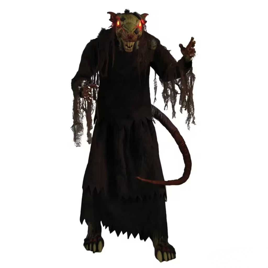 5ft Mangey Rat Animated Prop Halloween Decoration
