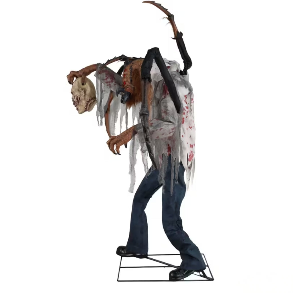 6ft Animated Spider Monster Dr. Fangor Halloween Decoration