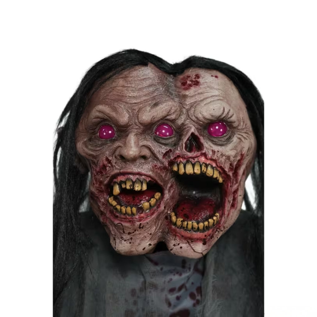6ft Animated Light-Up Jack & Jill Zombie Duo