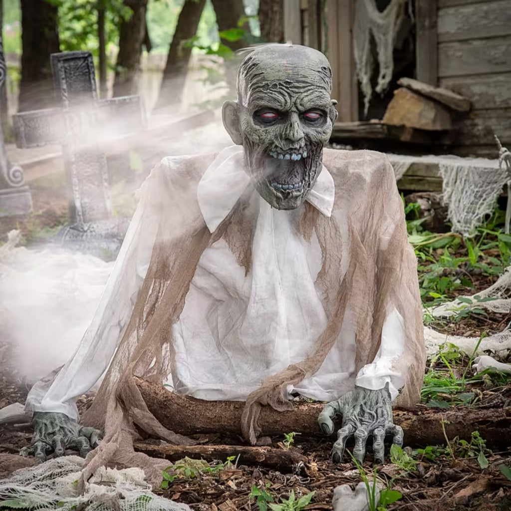2ft Animated Gaseous Zombie Groundbreaker Fog Prop