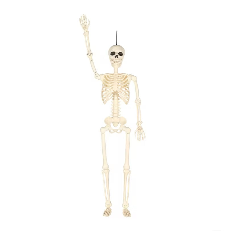 3ft Hanging Pose-N-Stay Skeleton Halloween Decoration