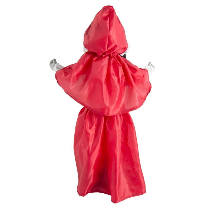 2.9ft Animated Creepy Standing Girl with Light-Up Eyes and Sound