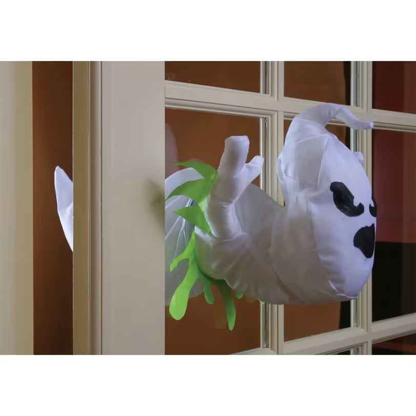 Friendly Ghost Window Decoration - 20" Boo Breakers Halloween Prop