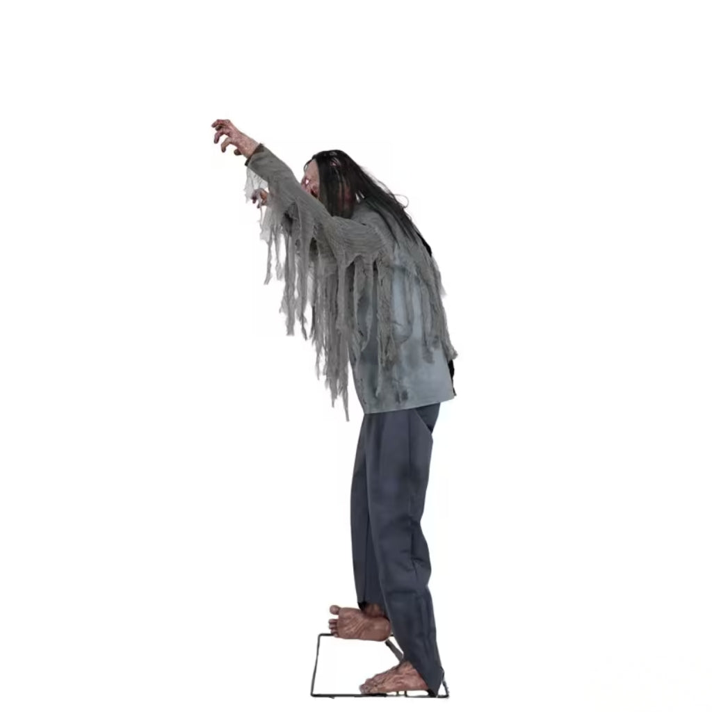 6ft Animated Light-Up Jack & Jill Zombie Duo