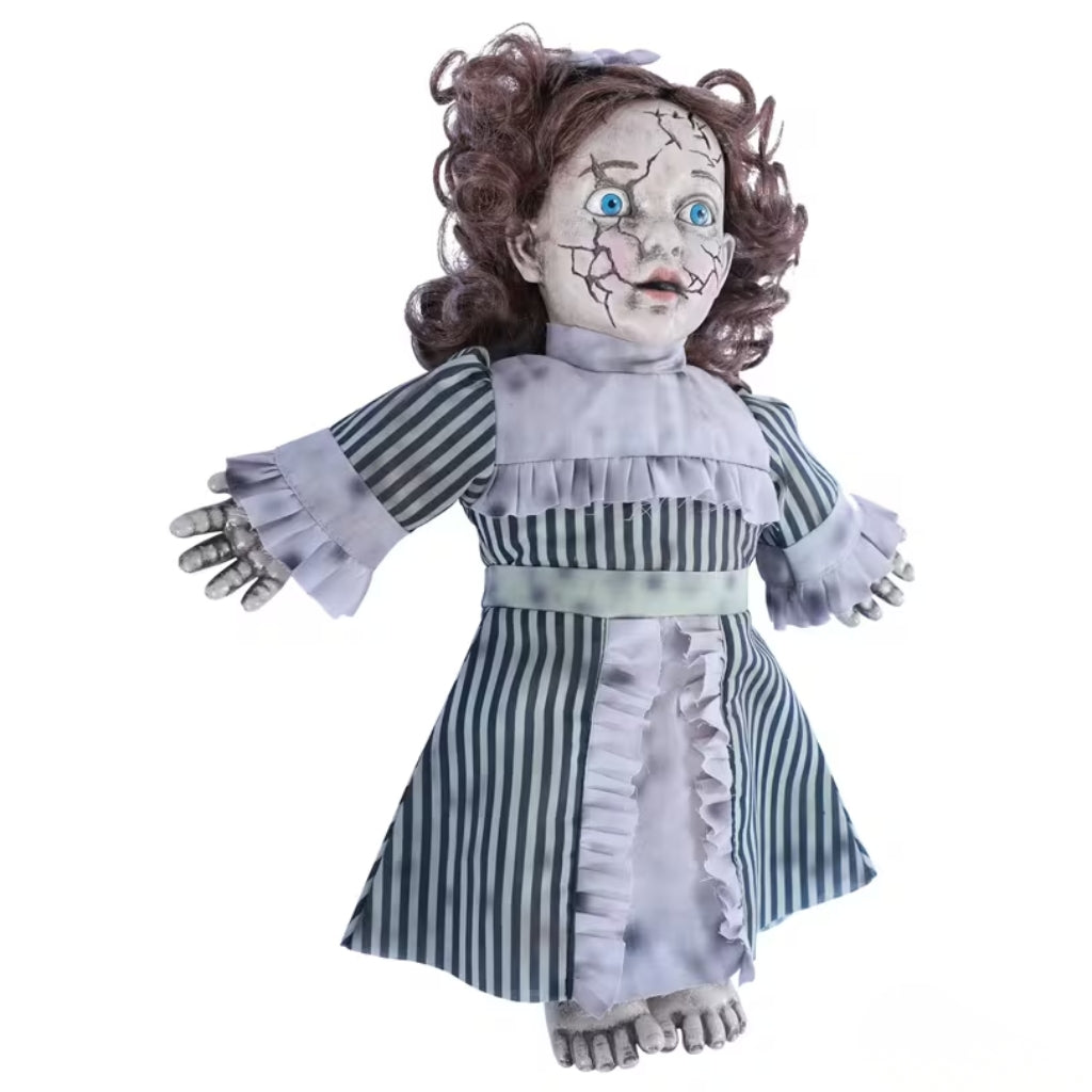 14" Talking Haunted Vintage Doll with Sound Sensor