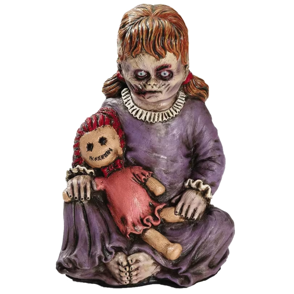 12" Zombie Baby Girl Decoration with Dolly