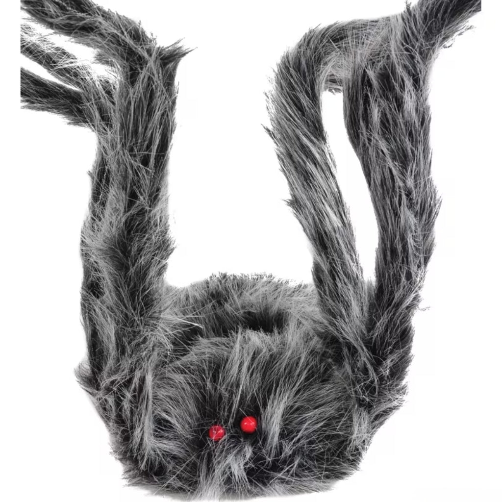 86" Giant Gray Spider Halloween Decoration - 90" Leg Span